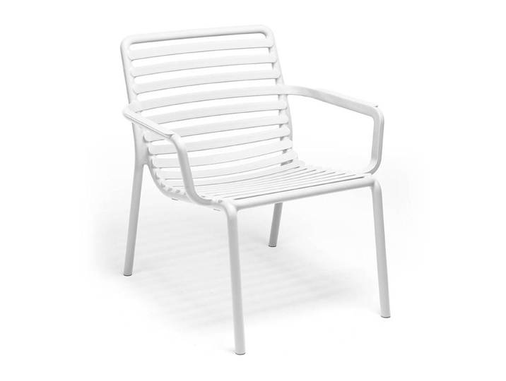 NARDI set de 2 fauteuils pour extérieur DOGA RELAX (Blanc - Polypropylène PRV)
