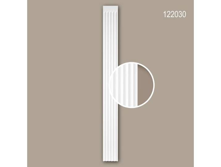 Fût de pilastre 122030 Profhome Élement décorative style Néo-Classicisme blanc.