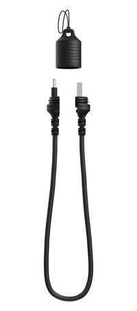LifeProof LifeActiv Charge/Sync Lanyard USB-C kabel - Zwart