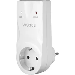 EOB, Zeitschaltuhr, Funksteckdose WS303, für Funkschaltersystem WS3xx