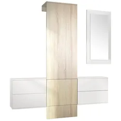 GARDEROBE Carlton Paneel in Eiche sägerau