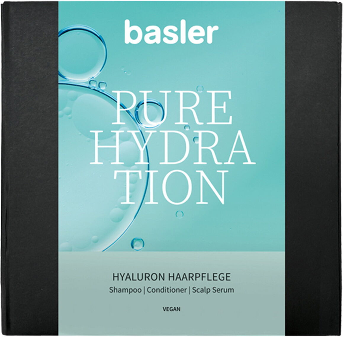 430ml basler Hyaluron Pure Hydration Box (Shampoo 200ml + Conditioner 200ml + Serum 30ml)