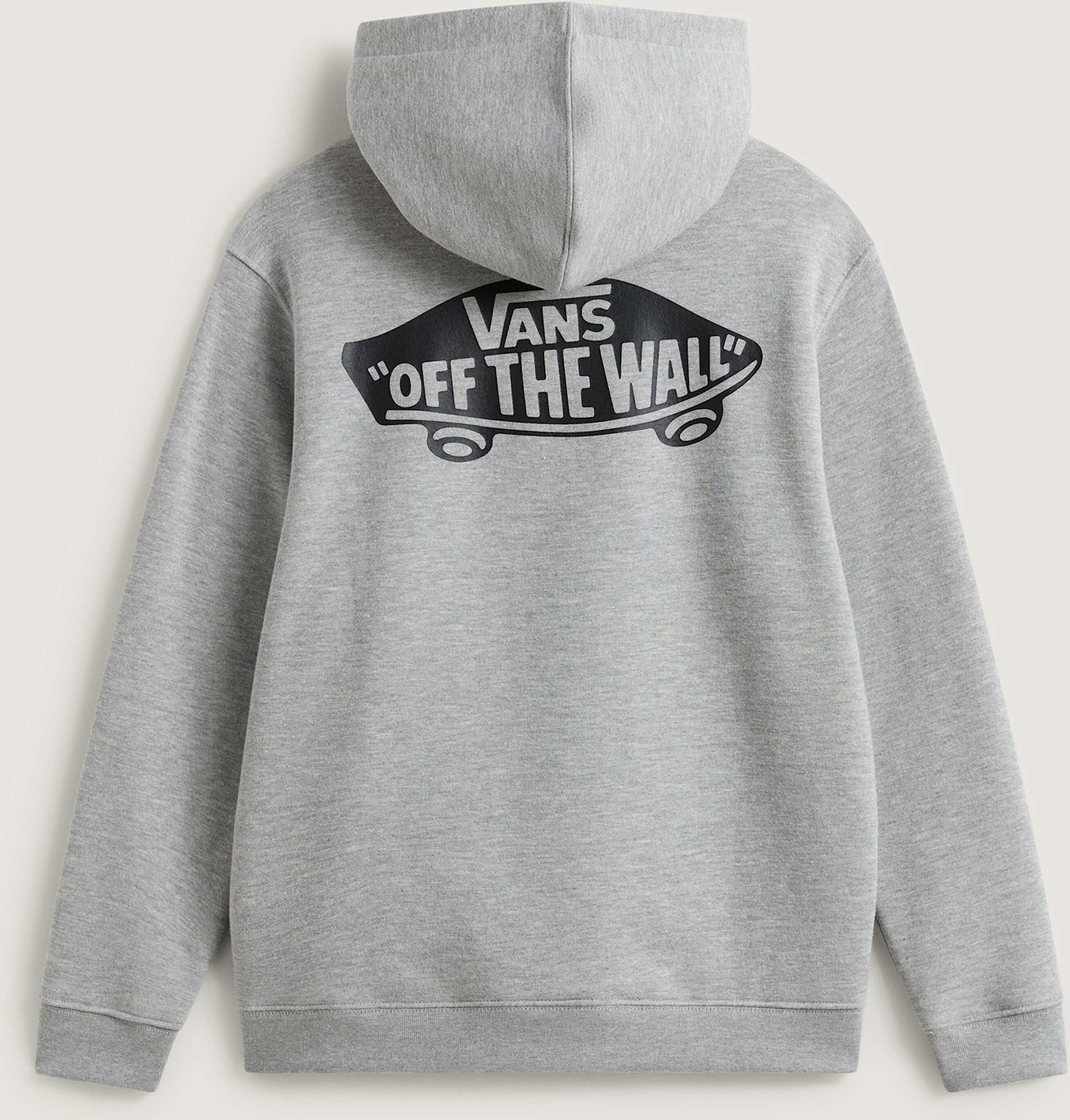 Kapuzensweatshirt VANS "DOUBLE STANDARD PULLOVER", Jungen, Gr. M, grau (cement heath), Obermaterial: 56% Baumwolle, 44% Polyester, normal, Rundhals, angesetztes Bündchen, Sweatshirts Kapuzensweatshirt cement heath M