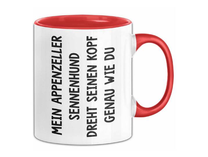 Trendation Tasse Appenzeller Sennenhund Hund Tasse Geschenk Lustige Geschenkidee Spru