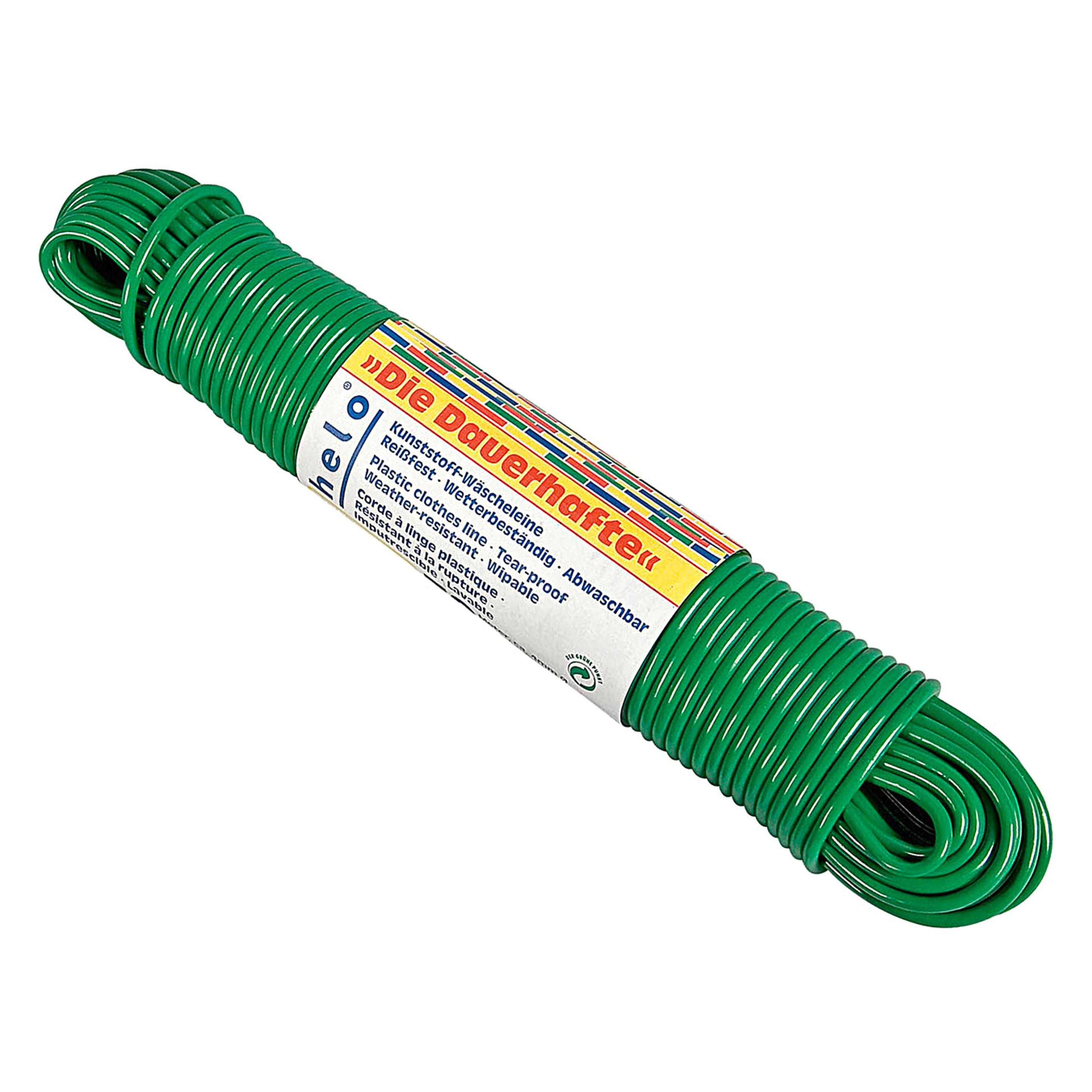 Helo Wäscheleine Plastik 30m Ø4mm farbig sortiert (30 m) (HELO) Mindestbestellmenge: 5 Stück