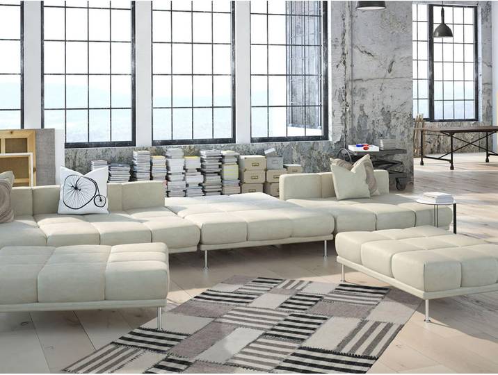 Teppich KAYOOM Liana 214 , beige (natur), B:160cm H:10mm L:230cm, Wolle, Teppiche, Teppich, Handgefertigter Seidenteppich, Unikat, mit Echtheitszertifikat