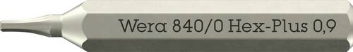 Wera 05058108001 840 Micro Sechskant-Bit Antrieb: 4mm Abtrieb: Innen-Sechskant 0.9mm 30mm