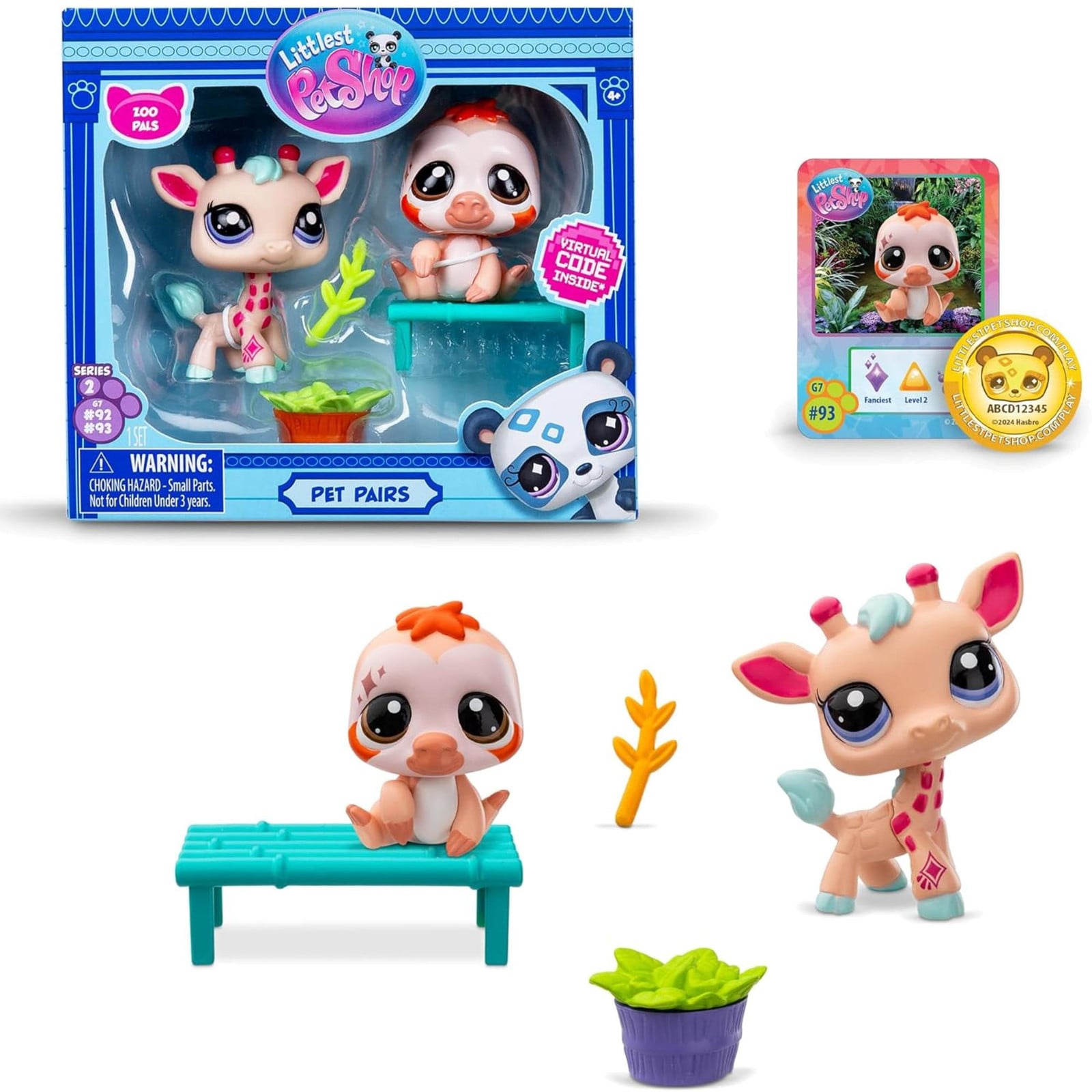 Hasbro Littlest Pet Shop dierentuinset met figuurtjes en accessoires