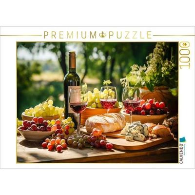 CALVENDO Puzzle Ein Klassiker - süße Trauben und Käse | 1000 Teile Lege-Größe 64x48cm Foto-Puzzle für glückliche Stunden, Sonstige von , Calvendo