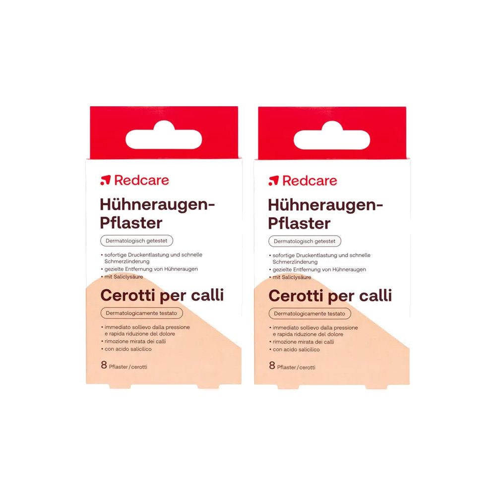 Redcare Hühneraugen-Pflaster Doppelpack 2x8 St Pflaster