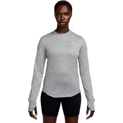 Nike Damen Swift Dri-Fit UV Langarm-Laufoberteil grau