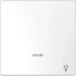 Merten MEG3322-6035 Wippe mit Kontrollfenster und Aufdruck Licht, Lotosweiß, System Design MEG33226035