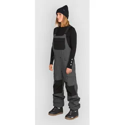 Volcom Creston 3D Stretch Bib Pants dark grey Gr. M