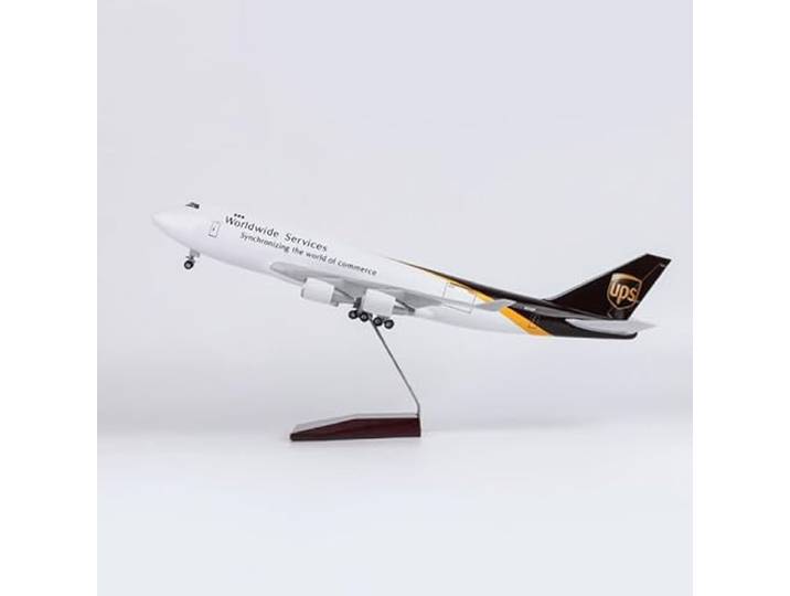 AirModels UPS Boeing 747 1/150 Maßstab Harz Modell Flugzeug Spielzeug Sammlerstück Geschenk