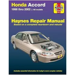Honda Accord 1998 Thru 2002, Ratgeber von Haynes Publishing