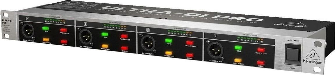 Behringer DI4000 V2 Actieve DI-box met 4 kanalen