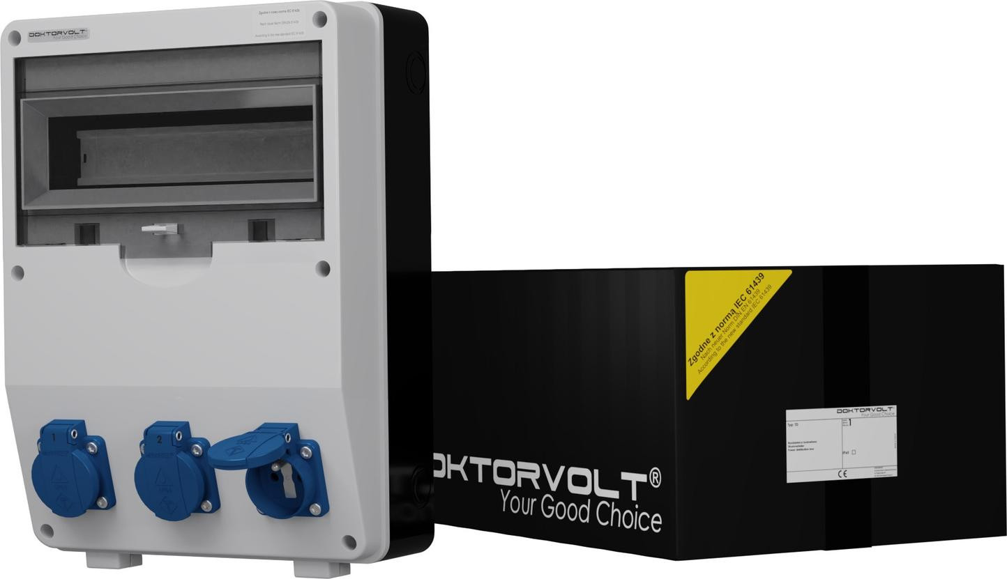 Doktorvolt Stroomverdeelunit TD 3x230V type franz