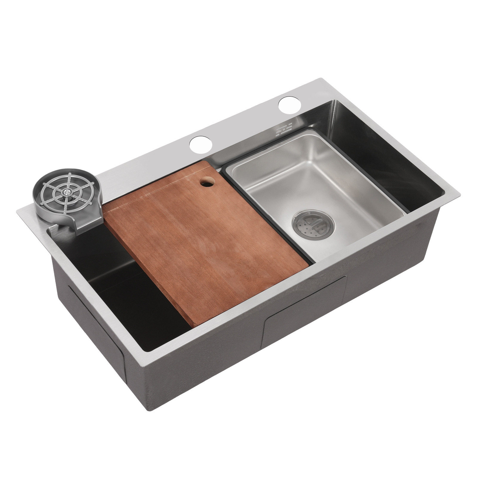 Easybuy multifunctionele RVS spoelbak met kraan, zilverkleurig