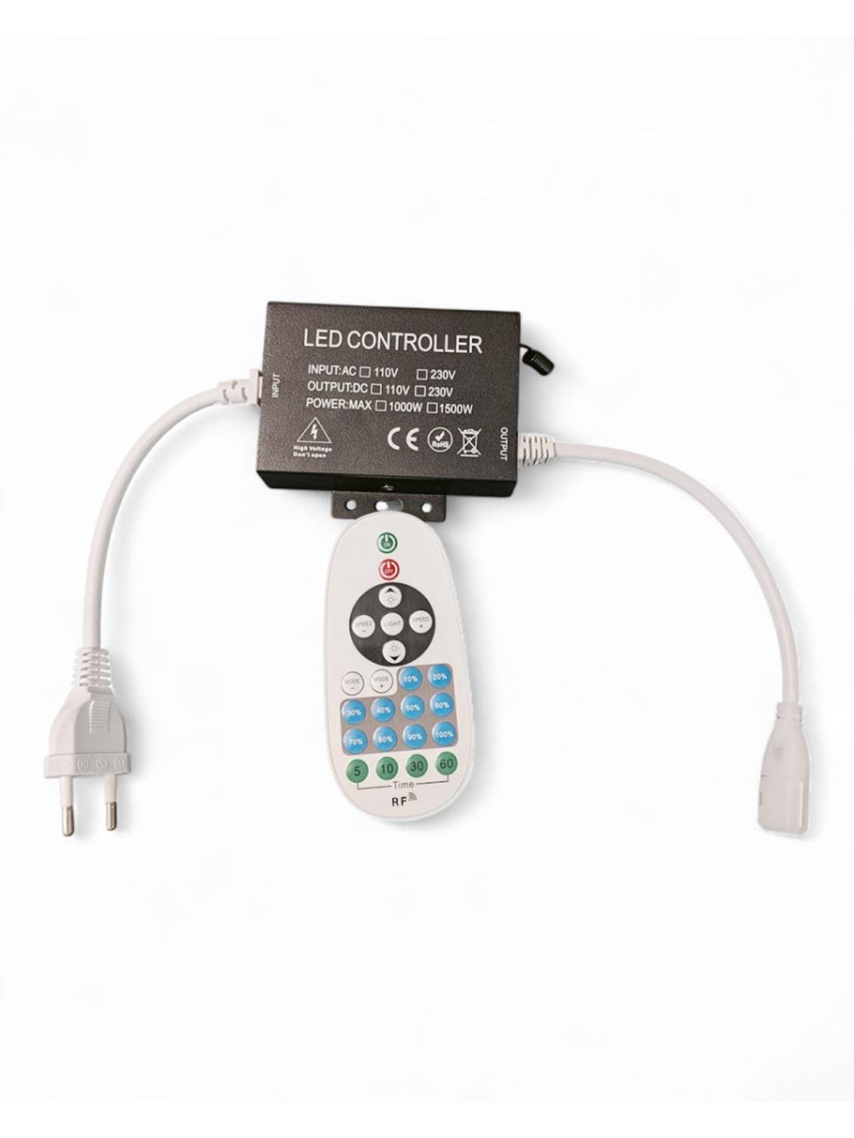 HiluX Remote dimmer for HighPower SMD LED Strip - 230V