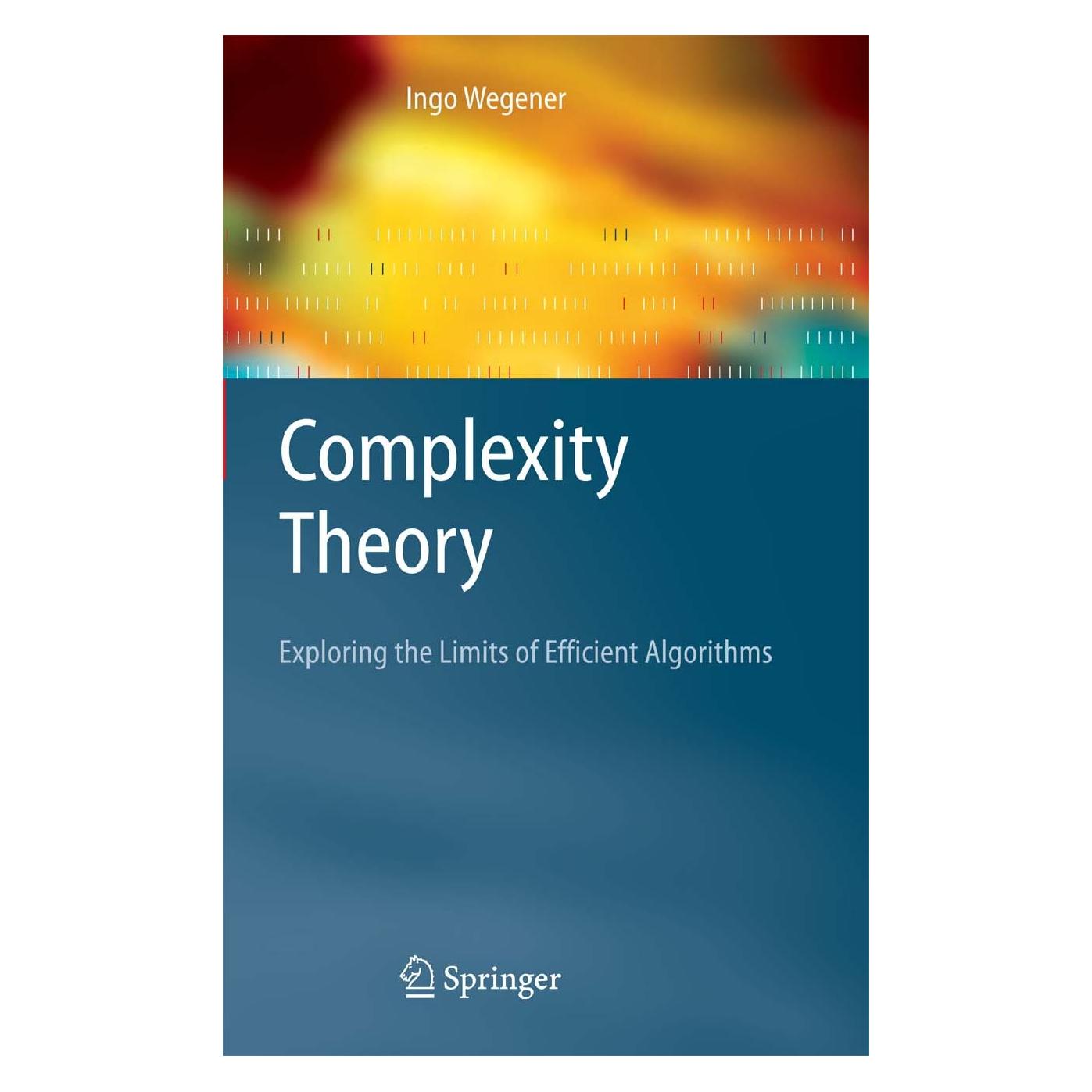 Springer Complexity Theory (Englisch, Hardcover, Ingo Wegener) (9783540210450)