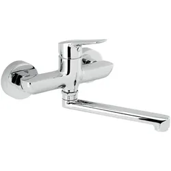 Novaservis Metalia 54 Waschtischarmatur mit Schwenkarm 150 mm chrom 54076,0