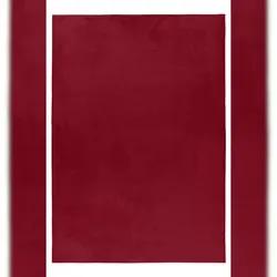 Teppich Flur Einfarbig Pflegeleicht Waschbar Strapazierfähig Wohnzimmer Schlafzimmer Rot 120x170 cm – NECKAR von Kadima Design