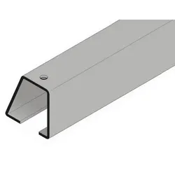 Hörmann Aufnahmeschiene für eine Bodendichtung für EPU40, LPU30, LPU40, LPU 42, EcoStar und Industrietore Baureihe 40, Preis pro Meter
