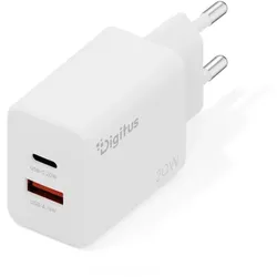 Digitus USB Charger 20W, 1x USB-C, 1x USB-A