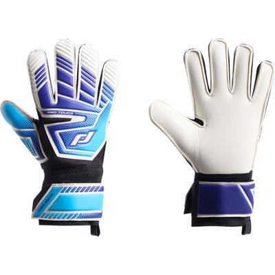 Torwarthandschuhe PRO TOUCH "TW-HANDSCHUH FORCE 2000 PG", Damen, Gr. 11, blau (blau, schwarz, weiß), Kunstfaser, Handschuhe, für Training und Match, aus Kunstfaser, neutrale Passform