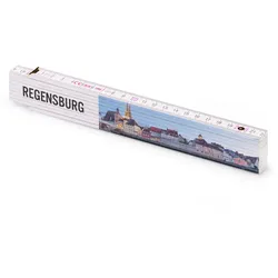Metrie bedruckter Zollstock Geschenk | Regensburger Altstadt