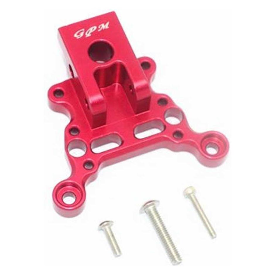 GPM slvr aluminium befestigung für obere chassisstrebe vorn rot arrma krat, tal, typh, sent, out, notor (GPMMAK015FANR)