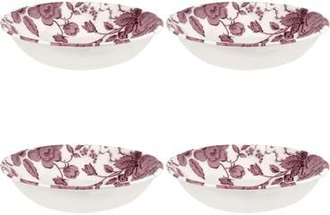 Portmeirion Spode Set of 4 Kinsley Earthenware Cereal Bowls - 7 inch