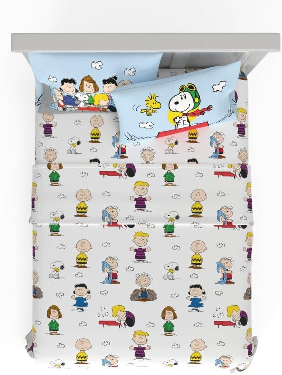 Beddengoed Set met Cartoon Print van Zachte Microvezel voor Volwassenen