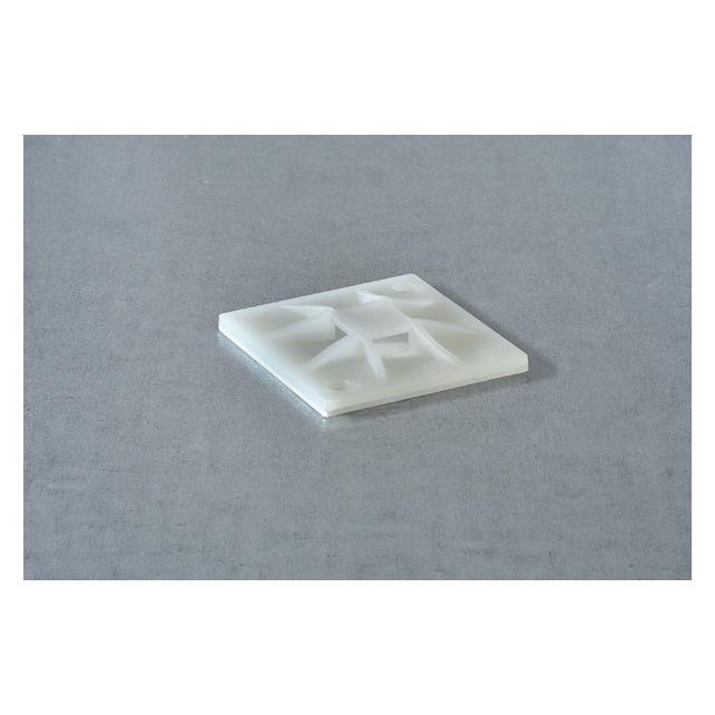 HellermannTyton 151-01595 QM40APT-I-PA66-NA Befestigungssockel selbstklebend, schraubbar halogenfrei, silikonfrei Na (151-01595)