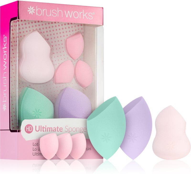 Brushworks Assorted Complexion makeup sponge