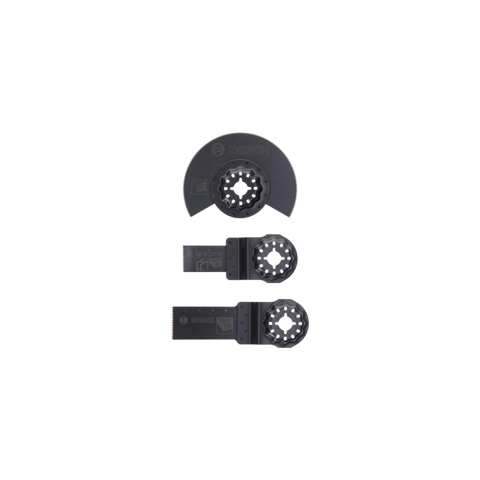 BOSCH Starter-Set Holz für Multifunktionsgeräte, PMF-Zubehör (2607017323)