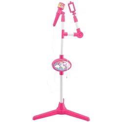 Lexibook Unicorn microphone with luminous stand, built-in speaker, sound effects