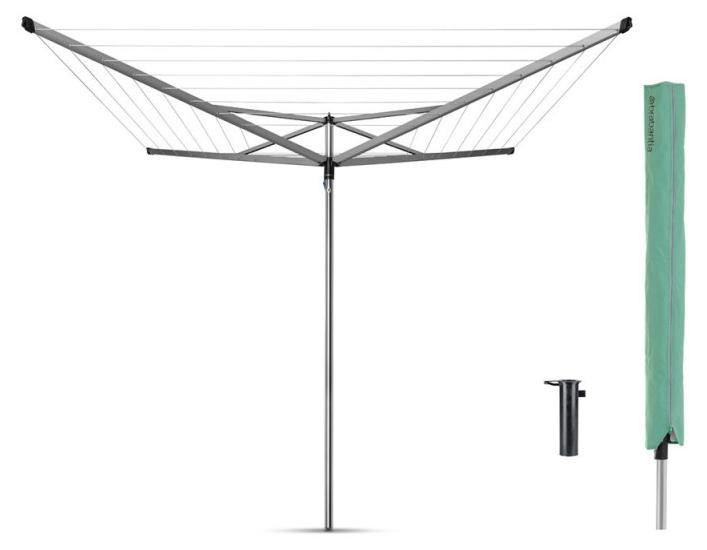 Brabantia Waslijn C 40M met beschermhoes, grijs