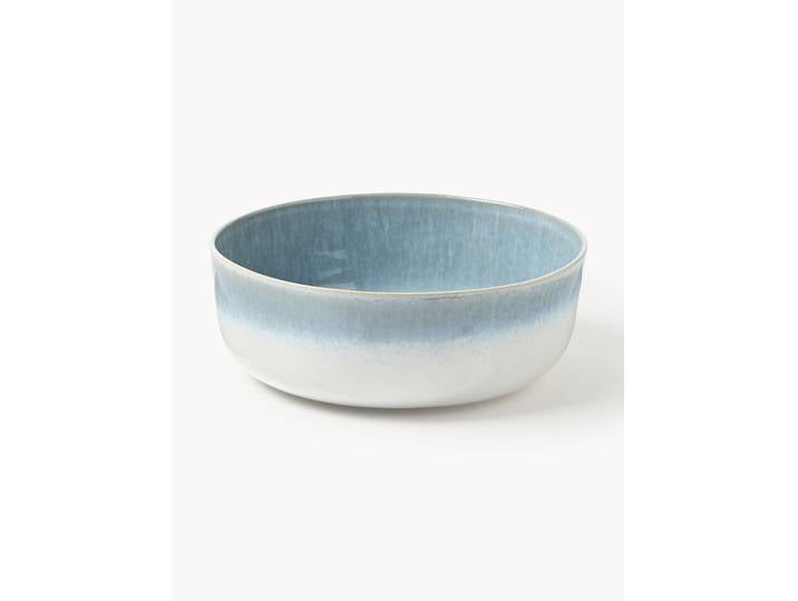 Saladier artisanal avec émail réactif Danza