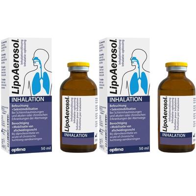 Lipoaerosol Inhalation Inhalationslösung 2x 2x50 ml