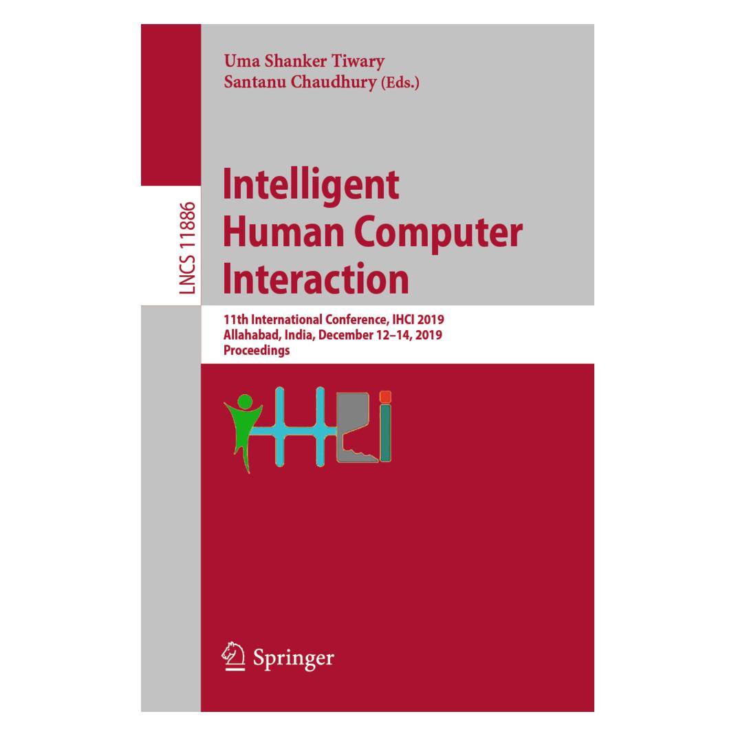 Springer Intelligent Human Computer Interaction (Englisch, Softcover, Santanu Chaudhury, Shanker Tiwary, Uma Chaudhury, Uma Shanker Tiwary) (56132269)