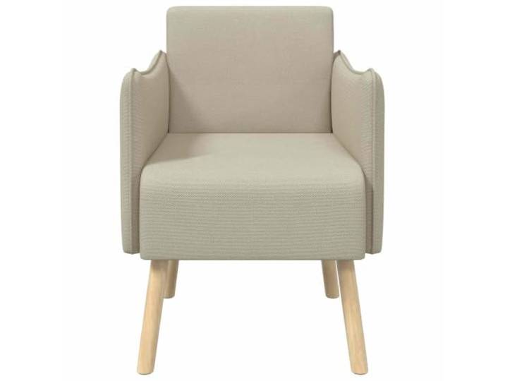 NLQMSU Sessel, Samt, Granulat, Sand, Einzelsitzer Samt aus 100 % Polyester, Schaumstoffpolsterung, Rahmen aus Holz, Füße aus Gummibaumholz, Armlehnen, Wohnzimmer, Schlafzimmer