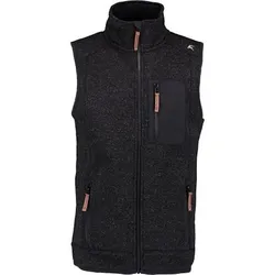 OS Trachten Klesi Strickfleece Weste Herren (Anthrazit), 4XL