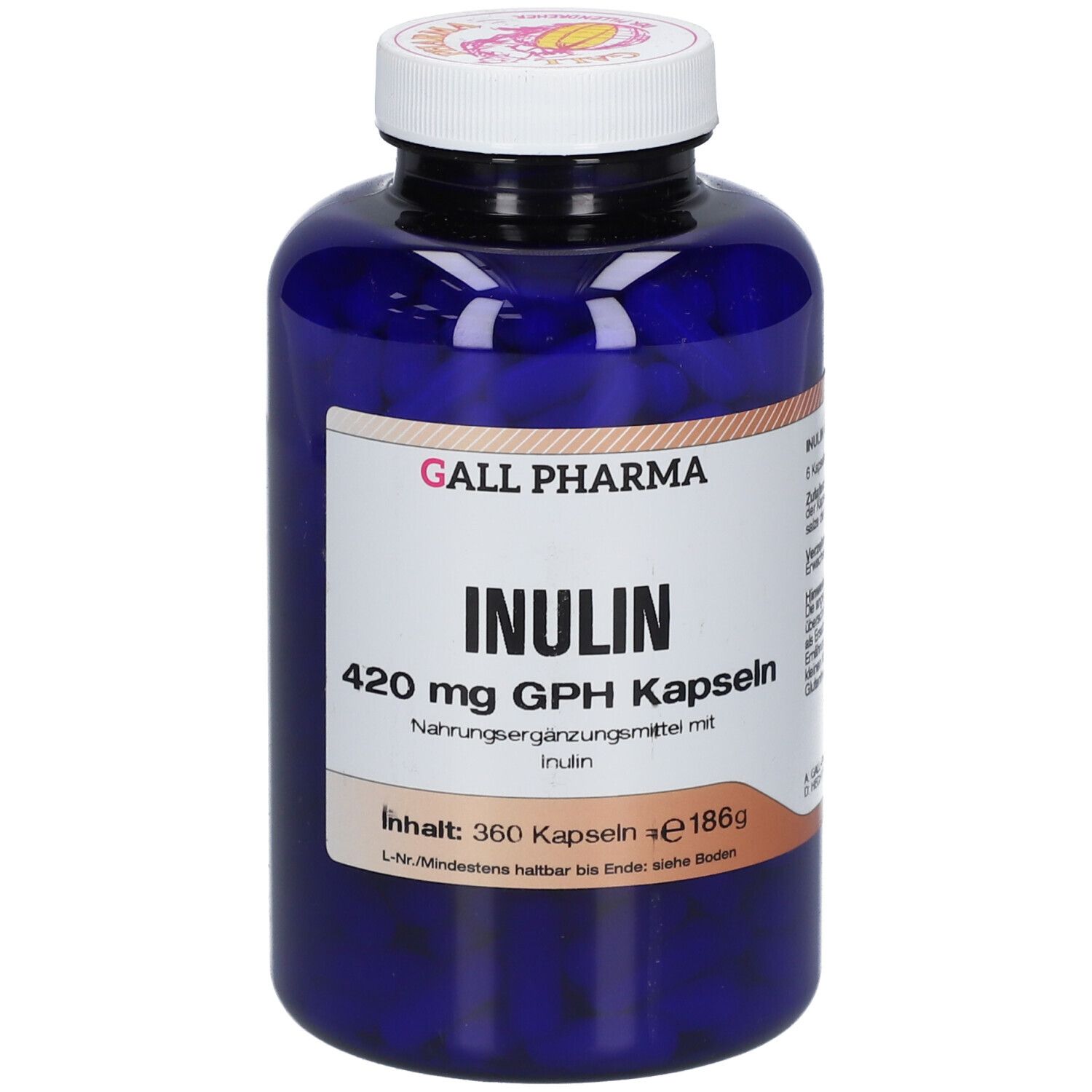 Inulin 420 mg GPH Kapseln 360 St