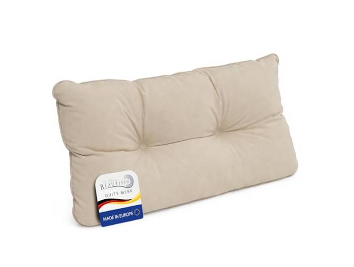 Beautissu Lounge Outdoor rugkussen waterdicht voor tuinmeubelen en rotan