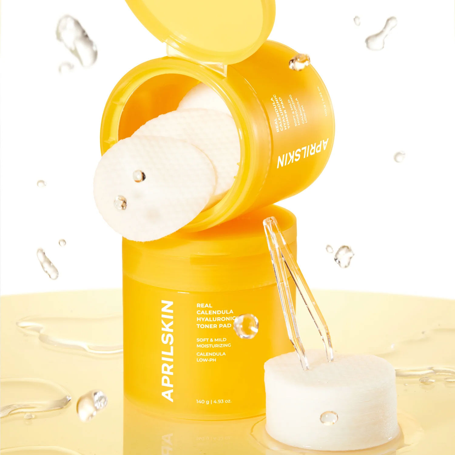 APRILSKIN APRILSKIN Real Calendula Hyaluronic Toner Pad 140g