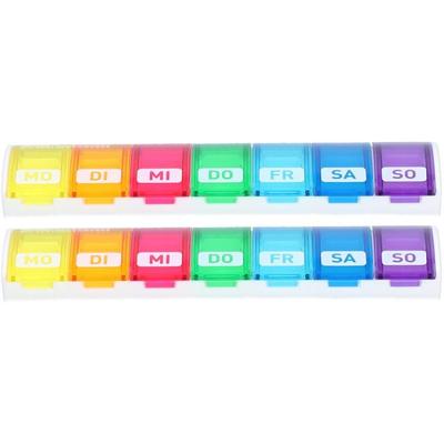 Wepa 1x7 Wochenbox UV-Schutz+ Regenbogen 2x 2x1 St