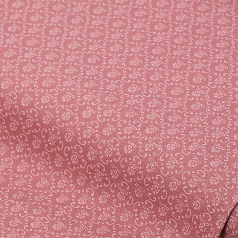 Baumwoll-Trachtenstoff "Ornamente", mauve-color