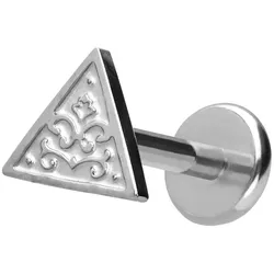 Titan Labret mit Push Fit DREIECK