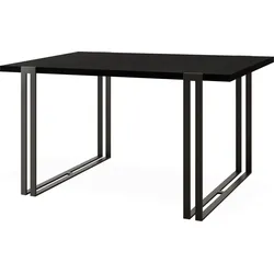 ESSTISCH Marco rechteckig ausziehbar, Schwarz 120-220/80/76 cm